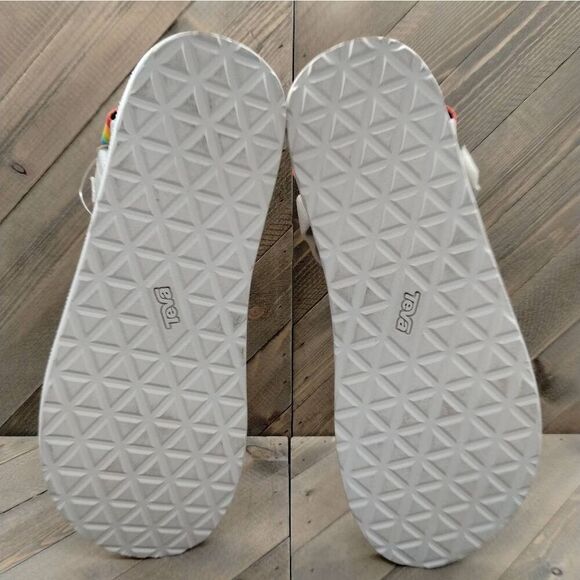 Teva Original Universal Pride x Polaroid Sandals Mens‎ Size  12 Ice Grey Outdoor - Picture 8 of 9